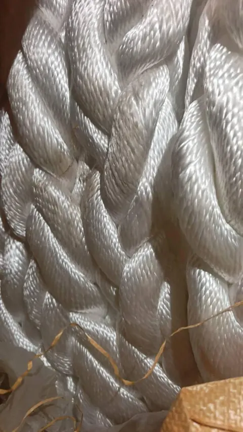 Mooring rope supplied to a vessel